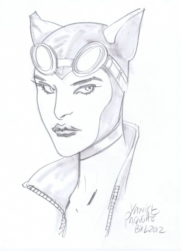Catwoman Paquette - Sketch