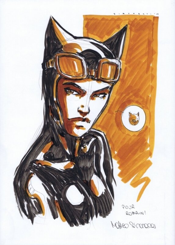 Catwoman Simonacci - Dédicace