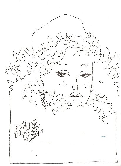 Ceppi : Dédicace des aventures de Stéphane Clement 1987 - Sketch
