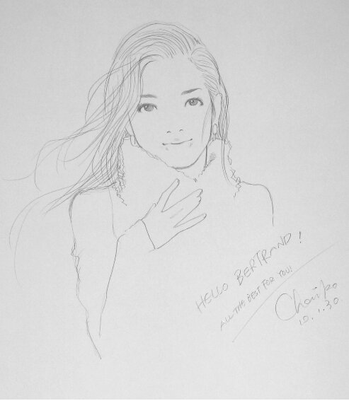 Chaiko : Dédicace de La fille de Shanghai - Sketch