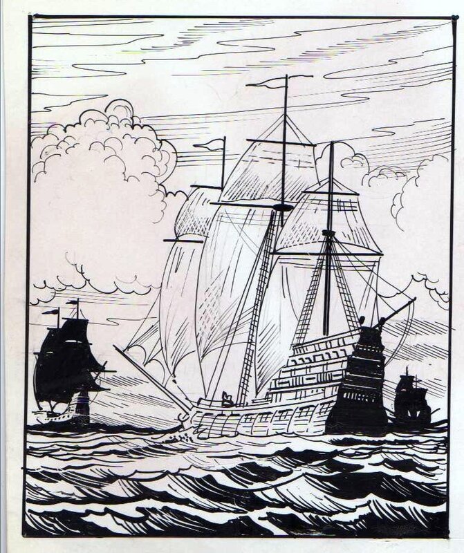 Raoul Giordan, Illustration publiée dans le magazine Audax n°22 - Illustration originale