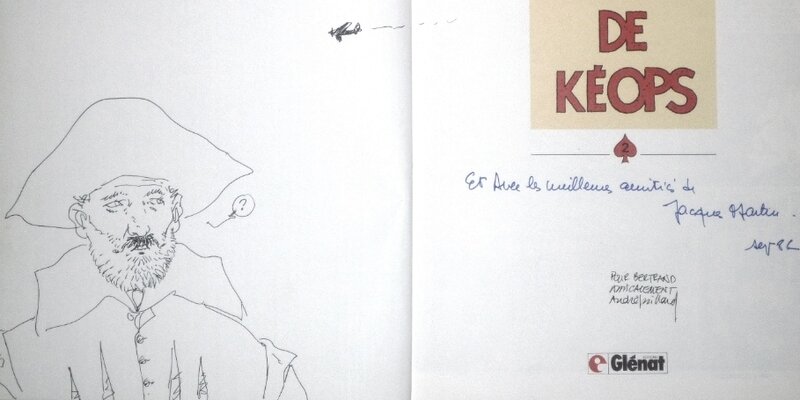 Juillard : Dédicace dans Arno 1986 - Sketch