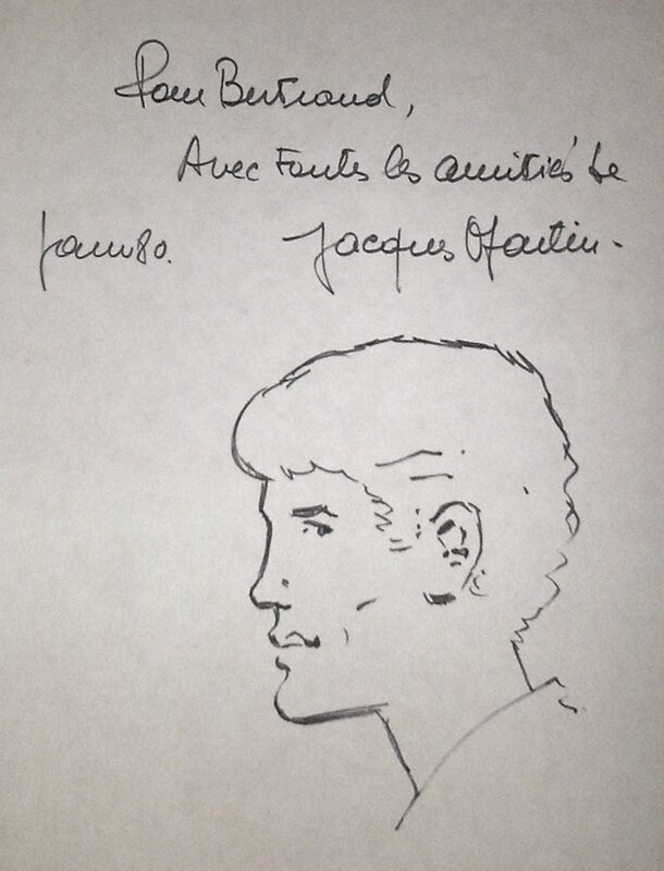 Martin : Dédicace Alix 1980 - Sketch