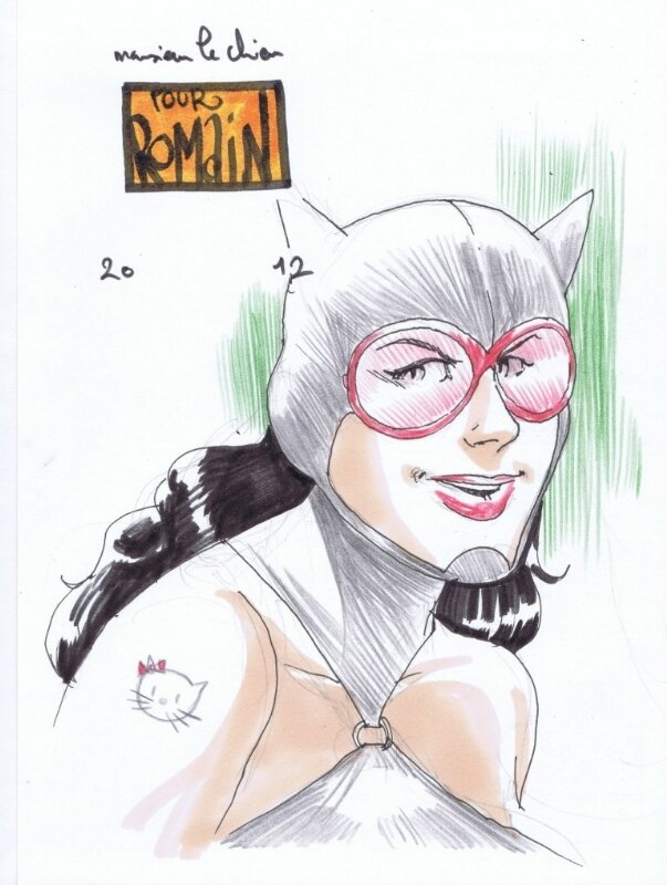 Monsieur Le chien, Catwoman Mr Le Chien - Sketch