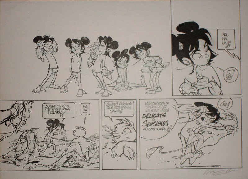 Munuera José - Nävis - 1/2 planche - Comic Strip