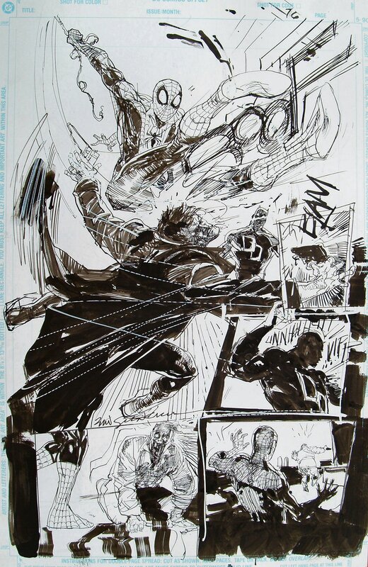 Bill Sienkiewicz, Brian Michael Bendis, Ultimate Marvel Team-Up #8 - Planche originale