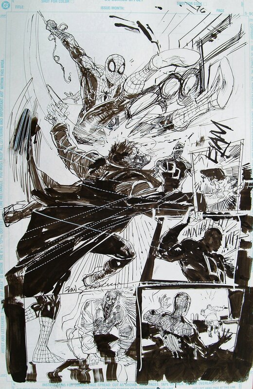 Bill Sienkiewicz, Ultimate Marvel Team-Up #8 - Planche originale