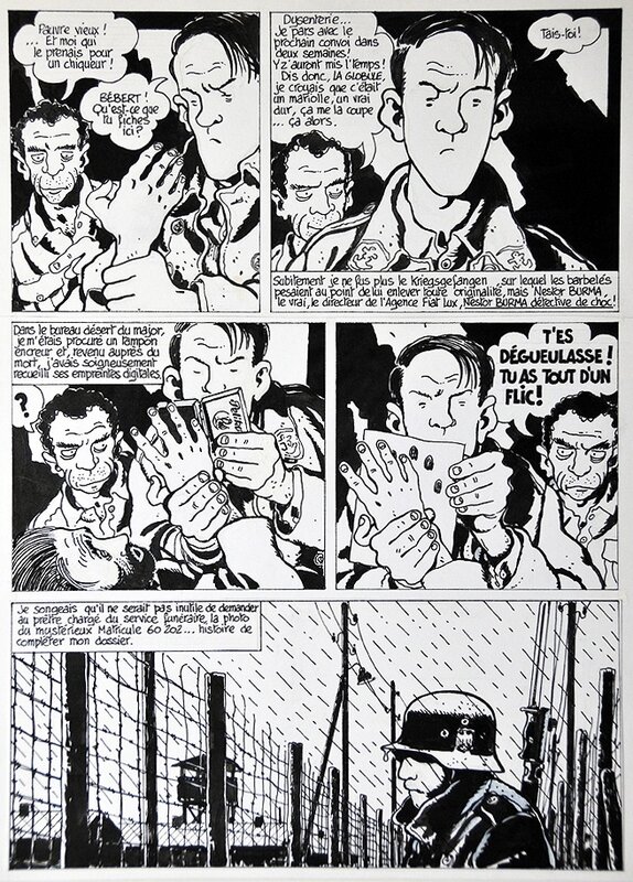 Tardi, Nestor Burma, 120 Rue de la Gare - Comic Strip