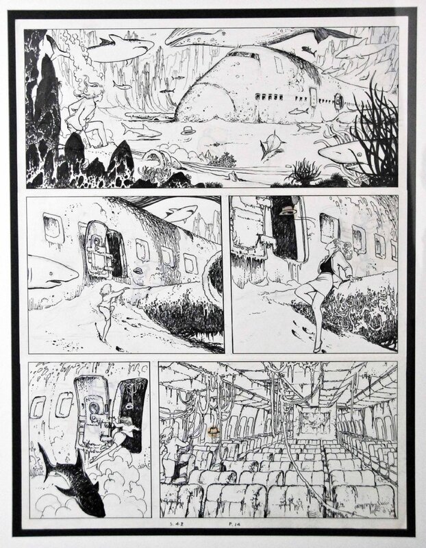 Manara, Fellini, Voyage à Tulum - Planche originale