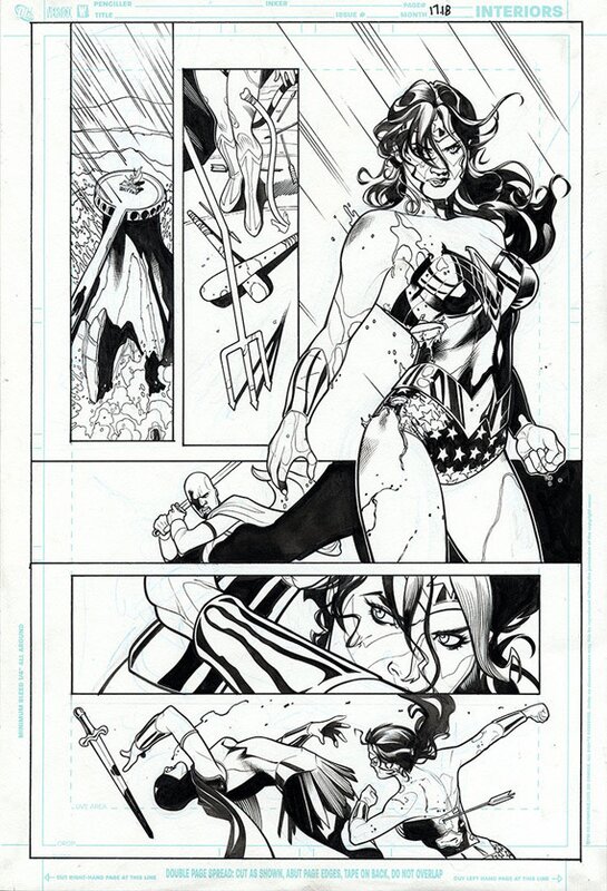 Terry Dodson, Rachel Dodson, Planche originale de Terry et Rachel Dodson - Comic Strip