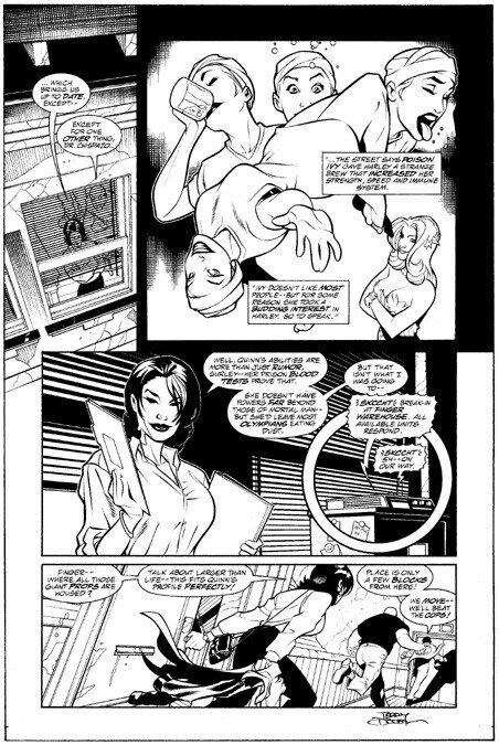 Terry Dodson, Rachel Dodson, Planche originale de Terry et Rachel Dodson - Comic Strip