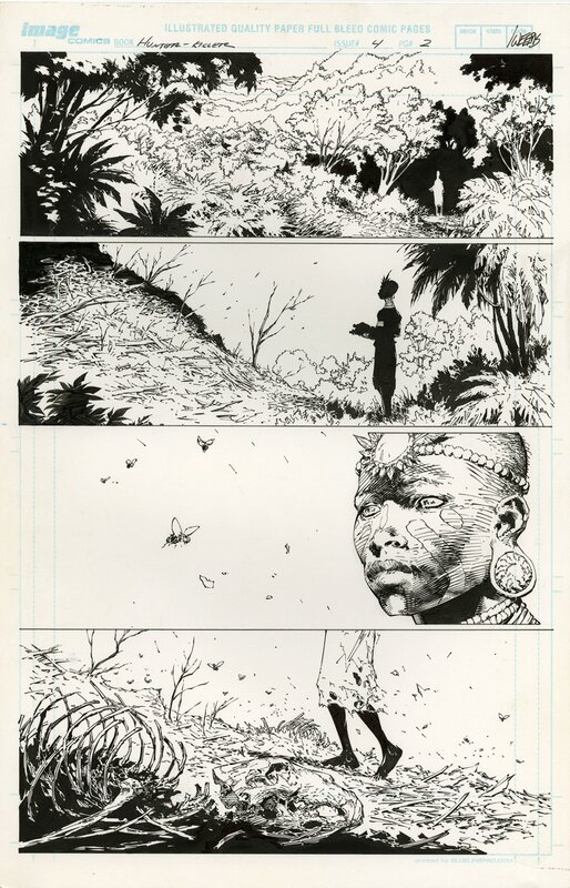 Hunter-Killer T4 P2 par Marc Silvestri, Joe Weems - Planche originale