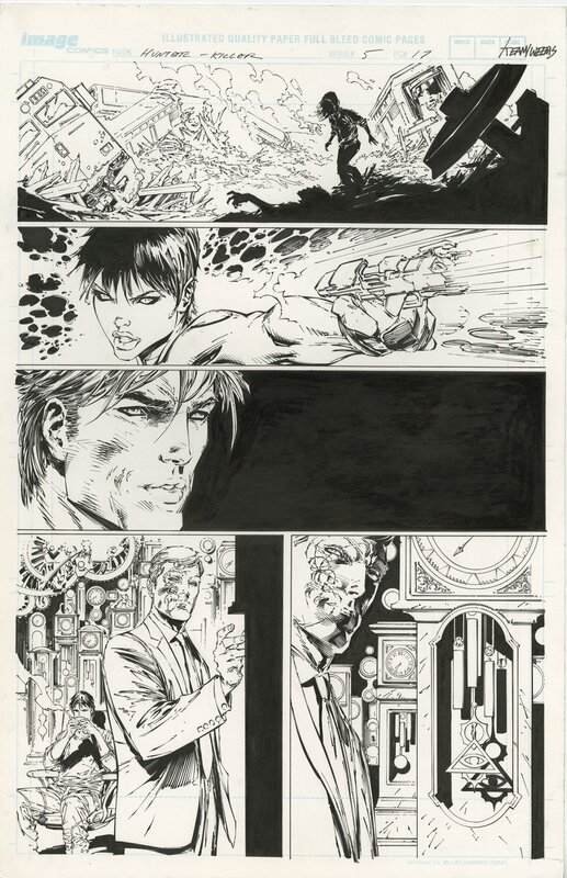 Marc Silvestri, Joe Weems, Hunter-Killer T5 P17 - Comic Strip