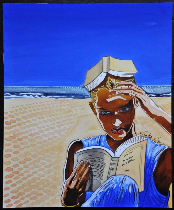 En vente - À VENDRE Vial, La Lecture - Couverture originale