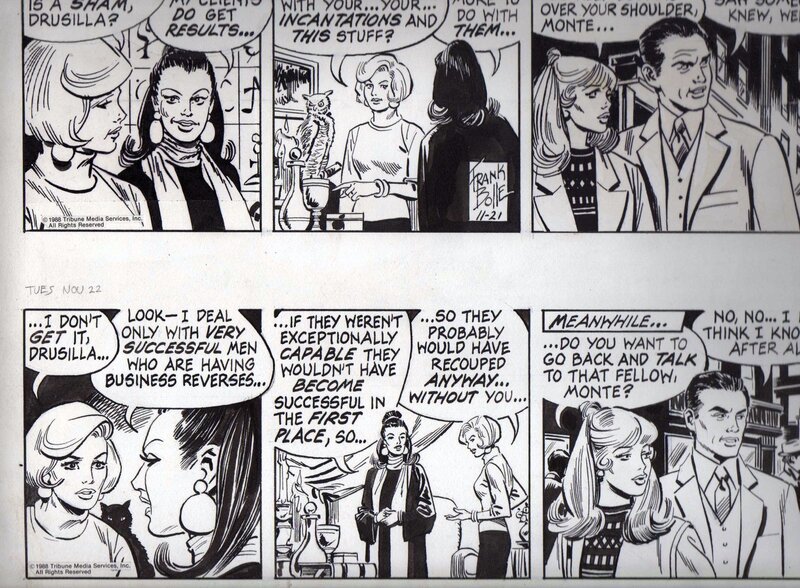 Frank Bolle, Winnie Winkle - 21 & 22 novembre 1988 - Comic Strip