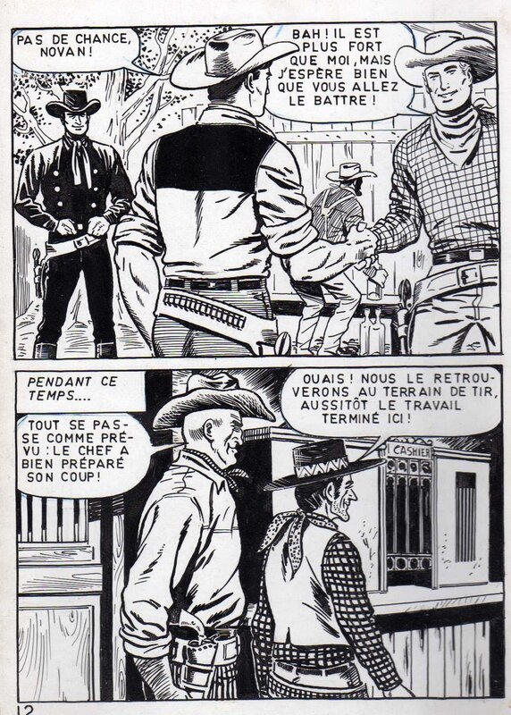 Tex-Tone (Impéria) par Bob Leguay - Planche originale