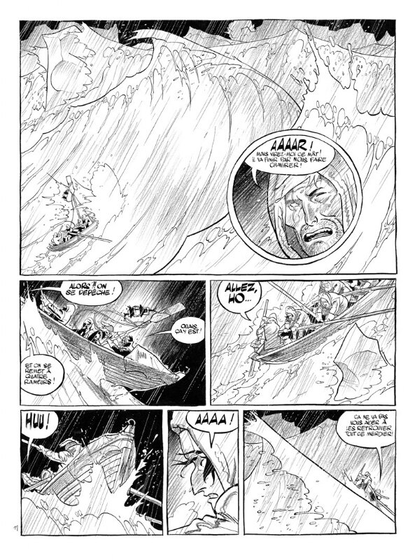 Esteban par Matthieu Bonhomme - Planche originale