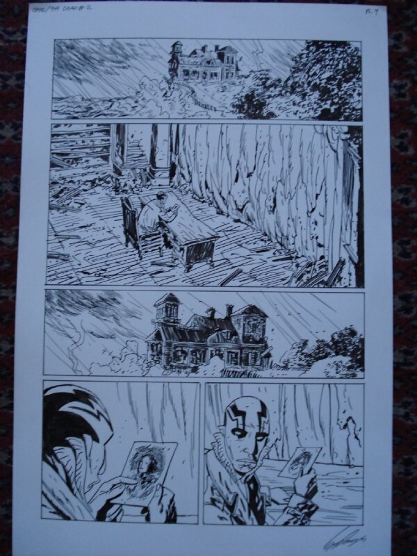 Bprd par Guy Davis - Planche originale