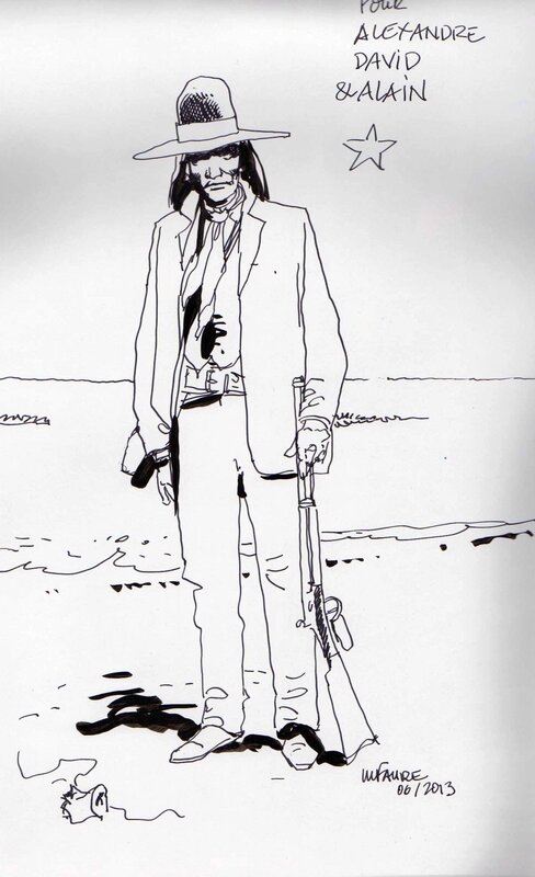 Camargue rouge by Michel Faure - Sketch