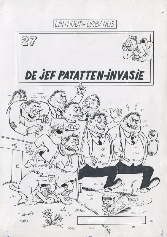 Willy Linthout, Urbanus 27 : De Jef Patatten-invasie - Original Cover
