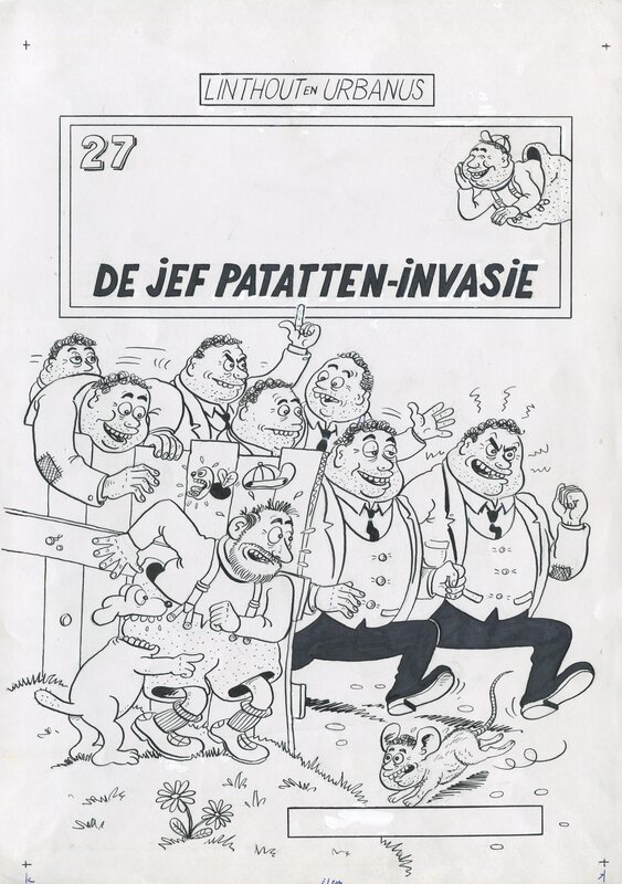 Willy Linthout, Urbanus 27 : De Jef Patatten-invasie - Couverture originale