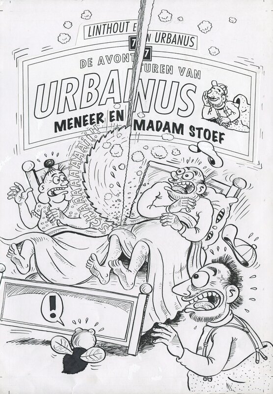 Willy Linthout, Urbanus 77 : Meneer en madam Stoef - Original Cover
