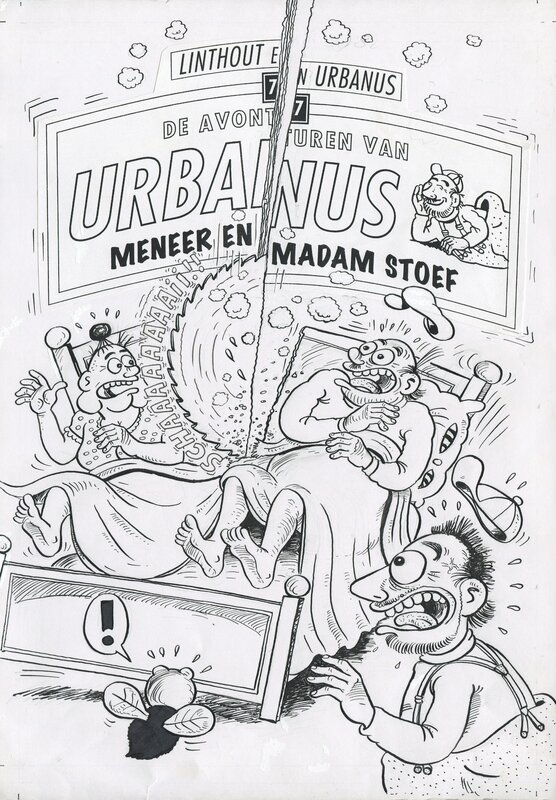Willy Linthout, Urbanus 77 : Meneer en madam Stoef - Original Cover