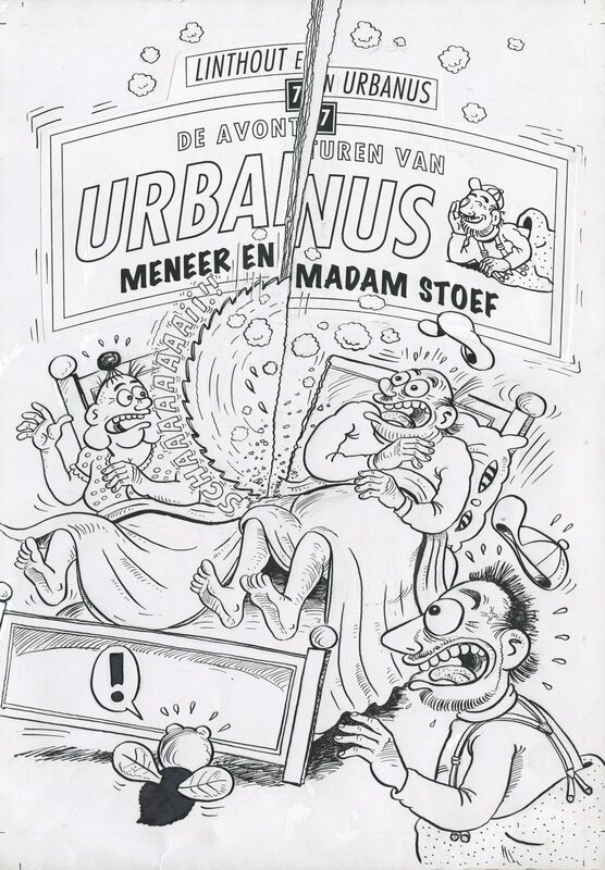 Willy Linthout, Urbanus 77 : Meneer en madam Stoef - Couverture originale