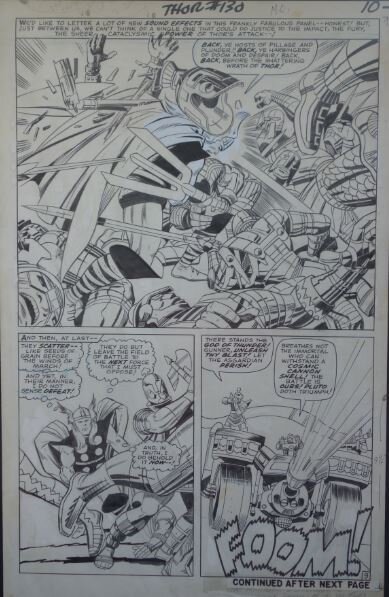 Jack Kirby, Vince Colletta, Kirby/the mighty Thor - Comic Strip