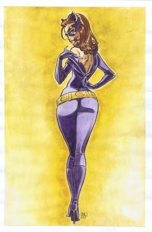 Catwoman Martin by Montse Martín - Original Illustration