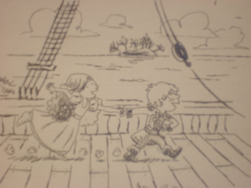 Lizano Marc - Le Pirate couve la grippe - illustration (2) - Original Illustration