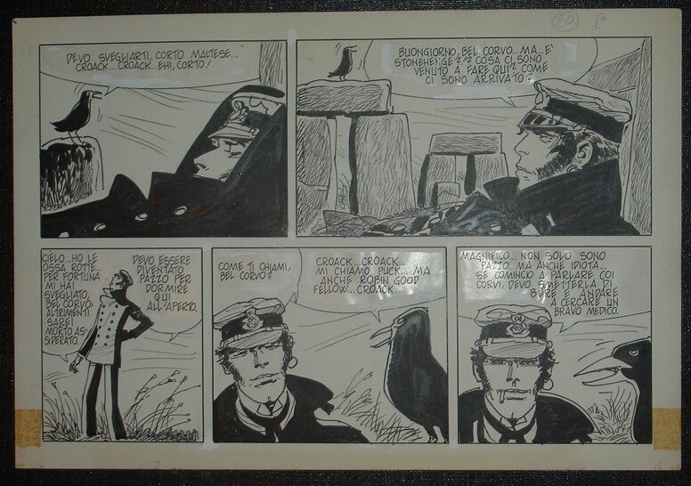 Hugo Pratt, 1972 - Corto Maltèse : Les Celtiques - Comic Strip