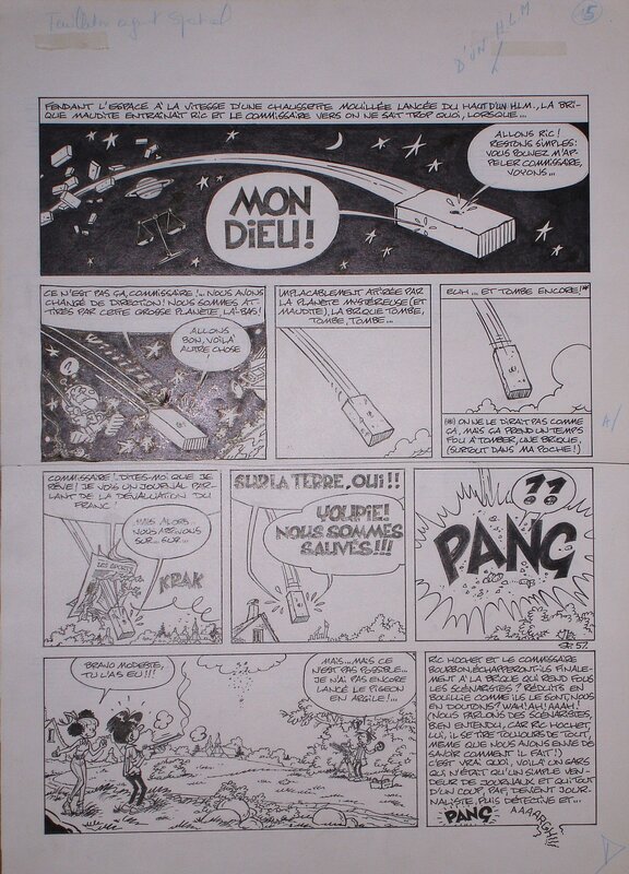 Walli - Modeste et Pompon pour Agent Spatial - Comic Strip