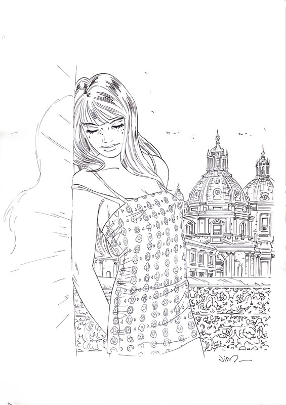 Une nuit à Rome by Jim - Comic Strip