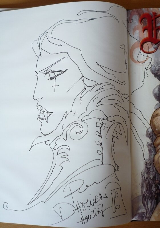 Olivier Ledroit - Requiem Tome 9 - Sketch