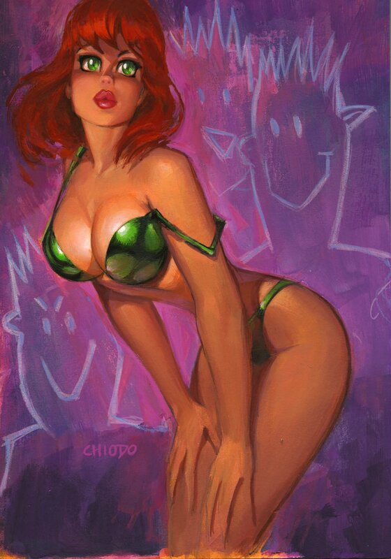 Joe Chiodo, Gen 13 Bikini Pin-Up Special Cover : Caitlin Fairchild - Couverture originale