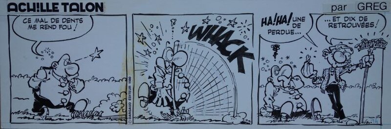 Greg/achille Talon/Strip - Planche originale