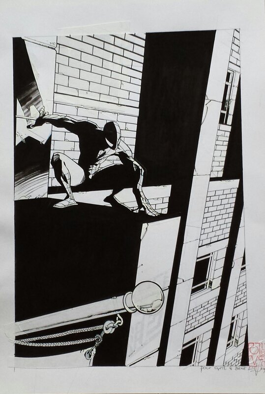 Spiderman par Olivier Vatine - Illustration originale