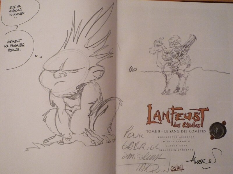 Didier Tarquin - Lanfeust des étoiles - Sketch