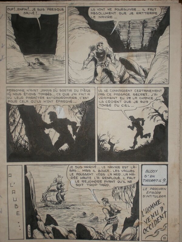 Devi l'Aigle de Clermont - Planche originale