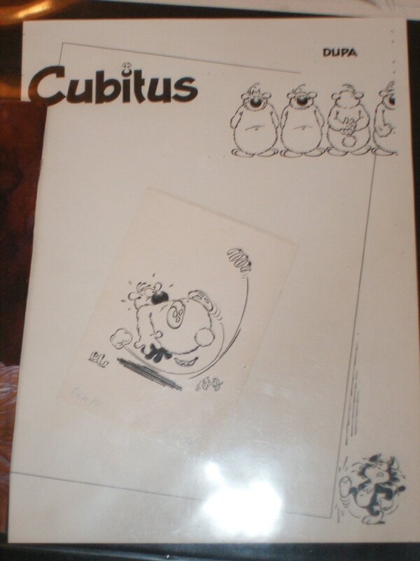 Cubitus par Dupa - Illustration originale