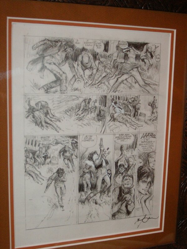 Terreur par René Follet - Planche originale