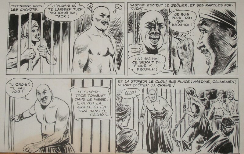 Roger Lécureux, Angelo Di Marco, Di marco nasdine hodja - Planche originale