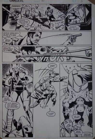 Frank Miller, Klaus Janson, Frank Miller/Daredevil - Planche originale