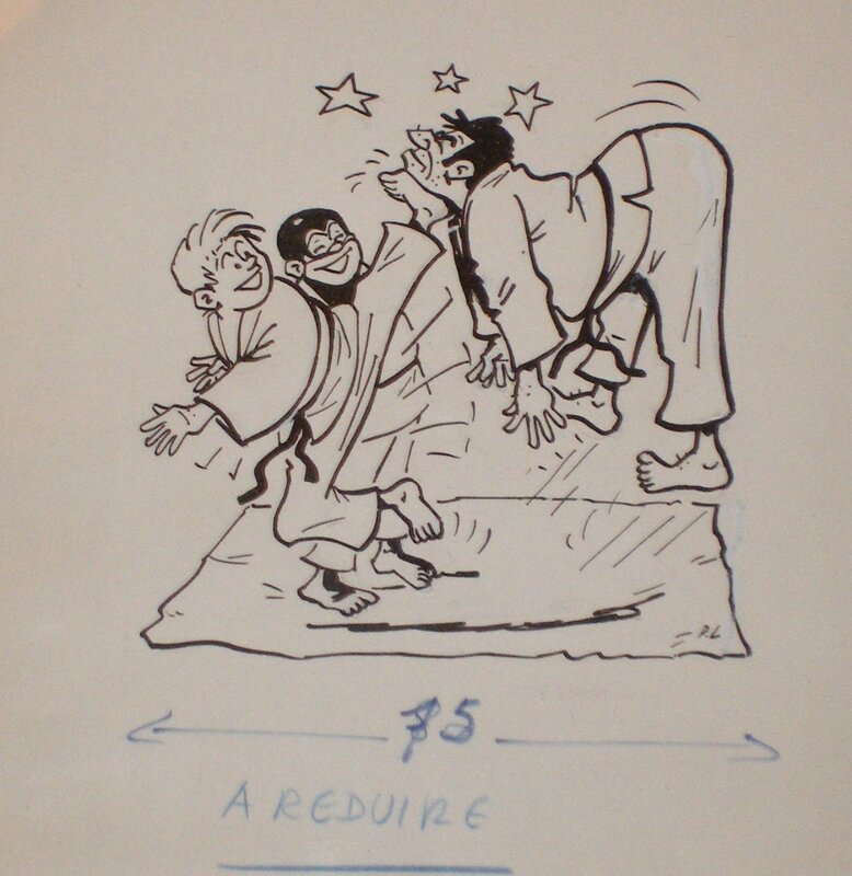 Bibi fricotin par Pierre Lacroix - Illustration originale