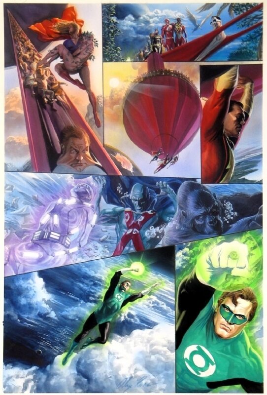 Alex Ross - Justice 12 - Comic Strip