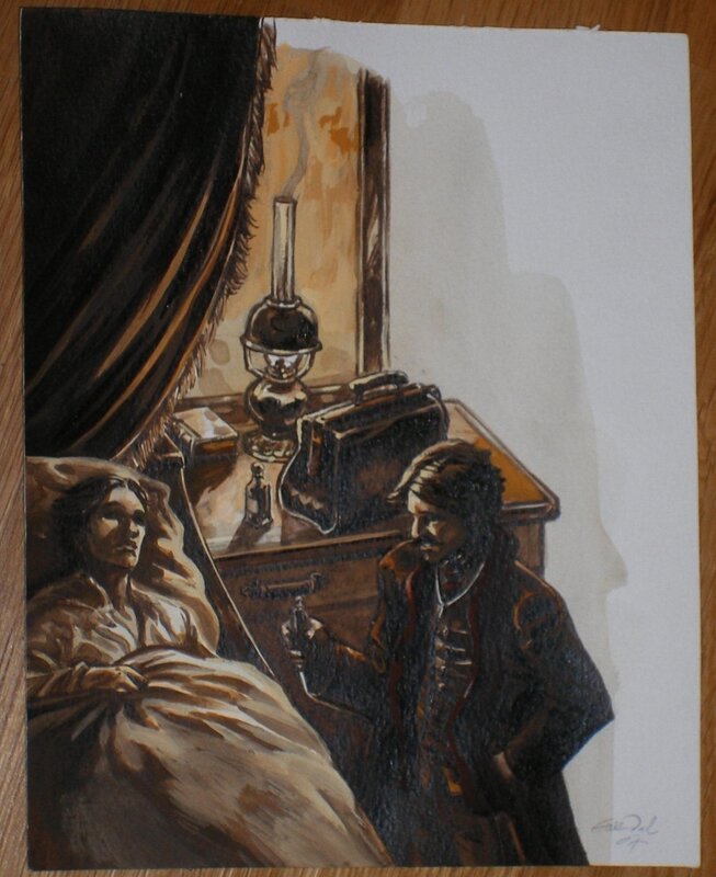 Alchimiste by Gwendal Lemercier - Original Illustration