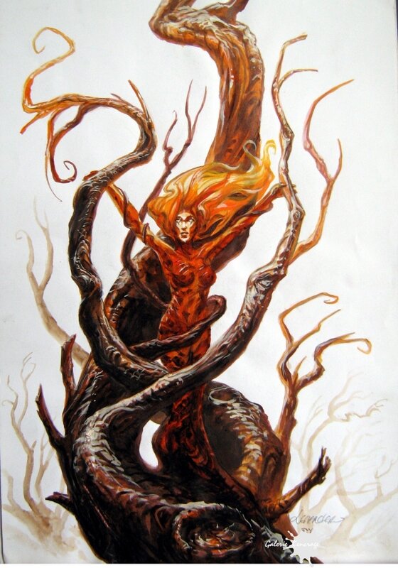 Amadriade by Gwendal Lemercier - Original Illustration