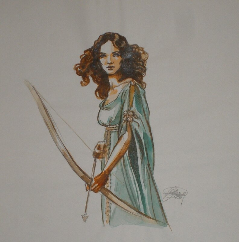 Elfe by Gwendal Lemercier - Original Illustration