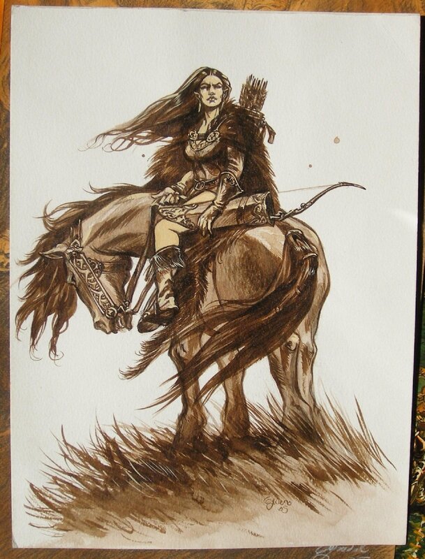 Elfe par Gwendal Lemercier - Illustration originale